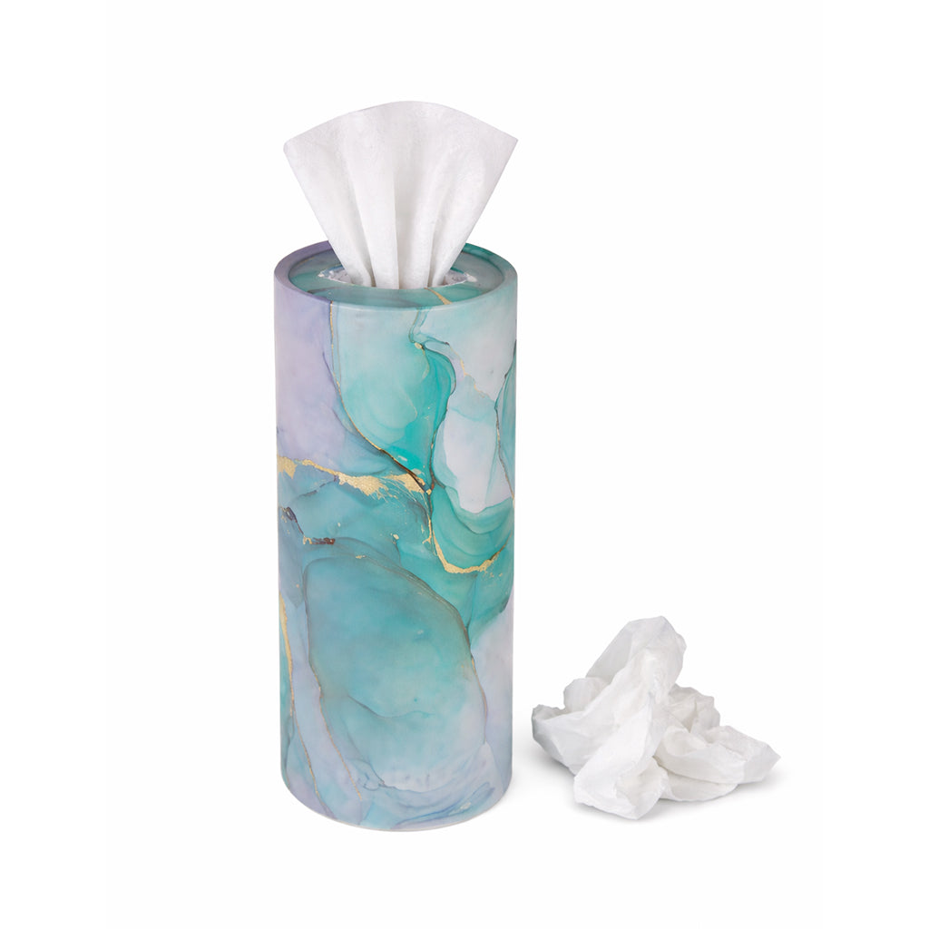 Marble Cylinder Tissue Dispenser - BuyAbility