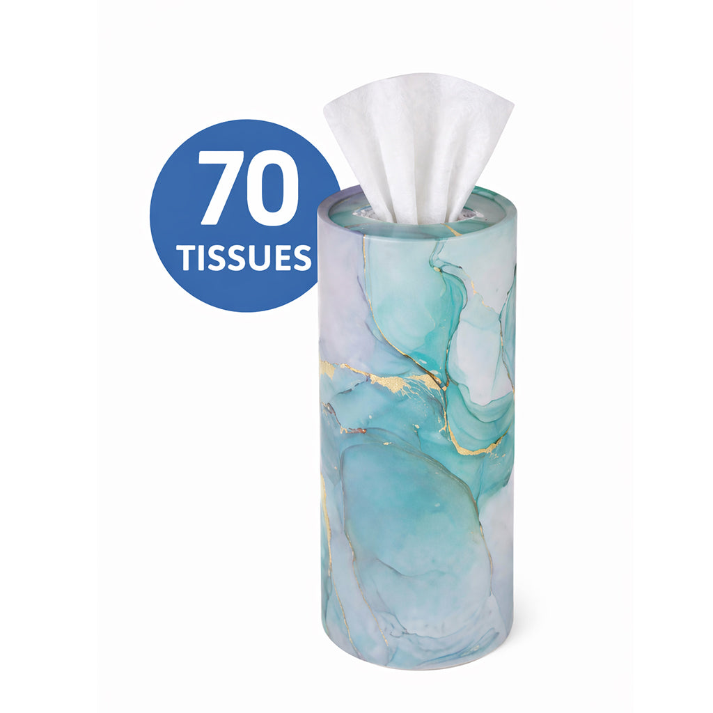 Marble Cylinder Tissue Dispenser - BuyAbility