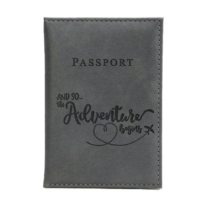 Grey Passport Cover