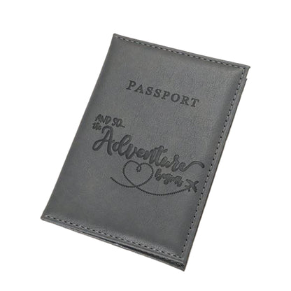 Grey Passport Cover