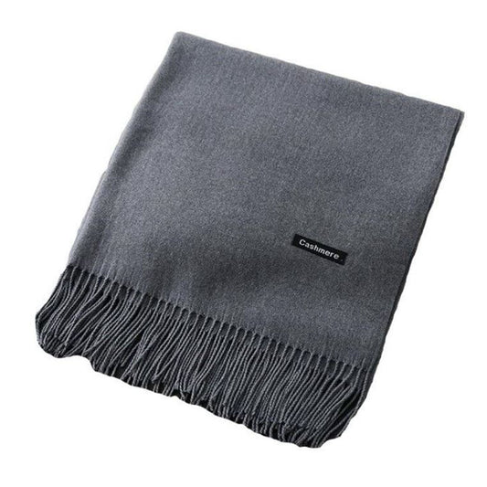 Grey Cashmere Scarf