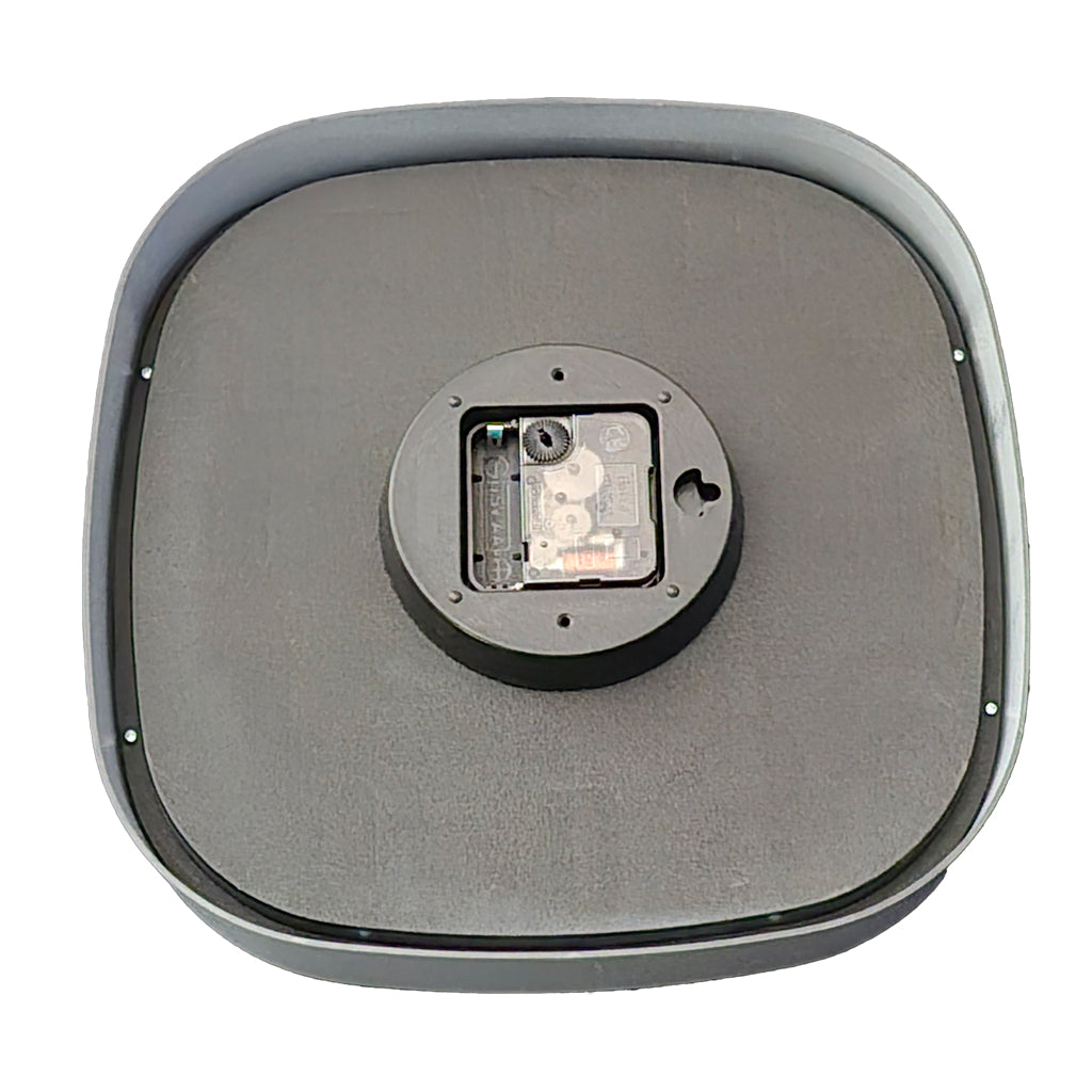 Grey Square Wall Clock