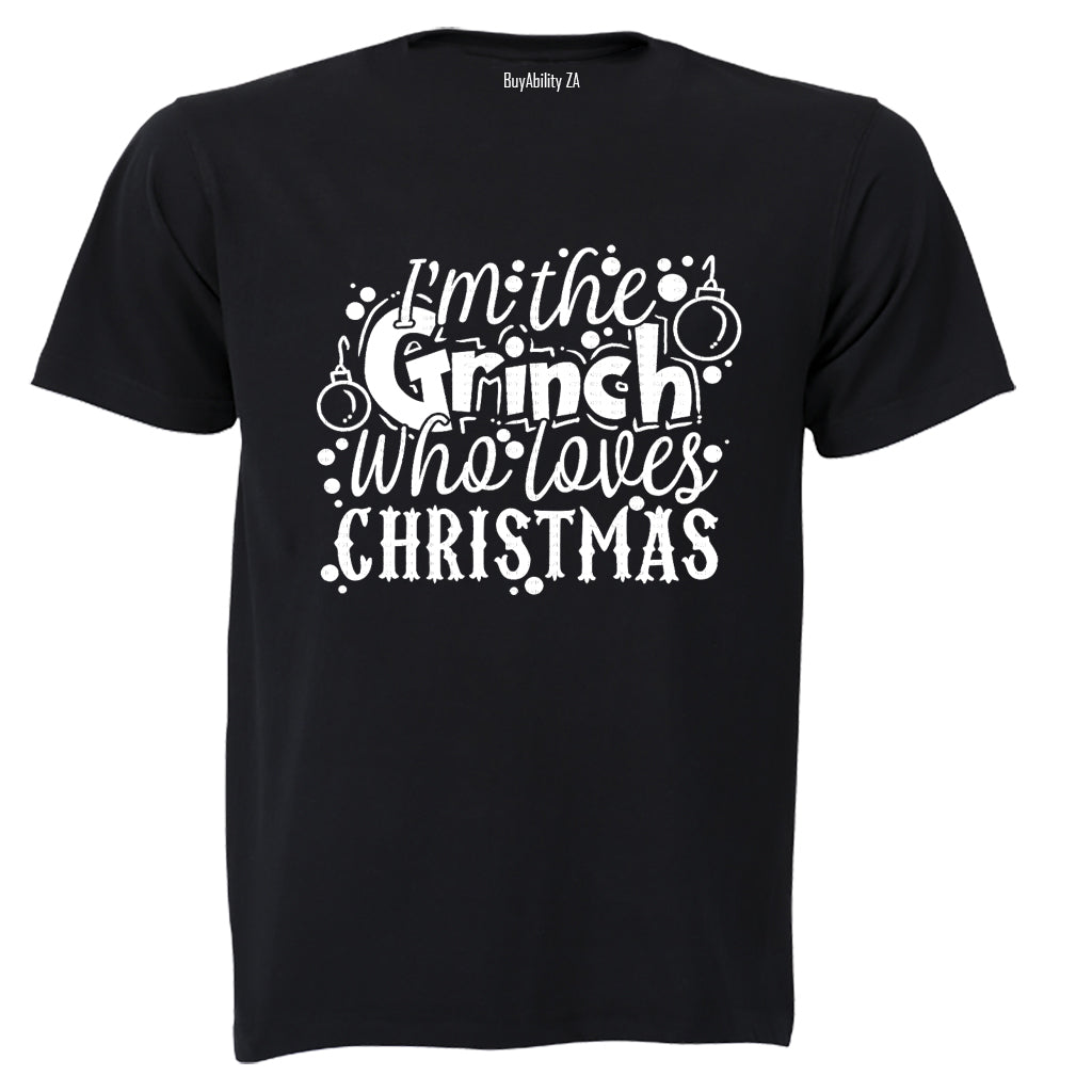 Grinch Who Loves Christmas - Adults - T-Shirt