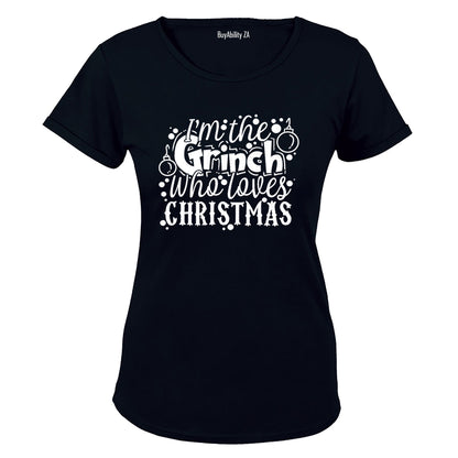 Grinch Who Loves Christmas - Ladies - T-Shirt