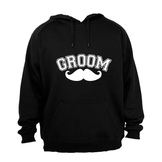 Groom - Mustache - Hoodie - BuyAbility South Africa