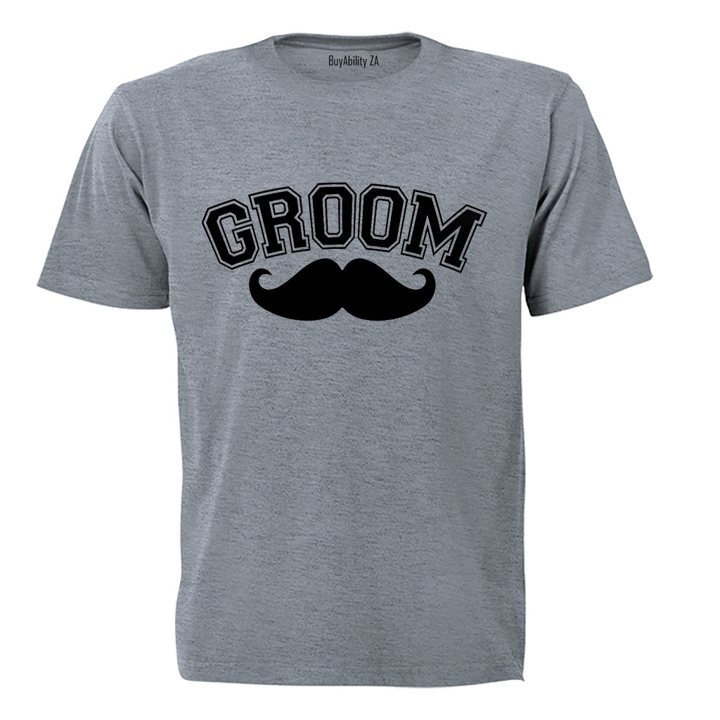 Groom - Mustache - Adults - T-Shirt