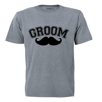 Groom - Mustache - Adults - T-Shirt