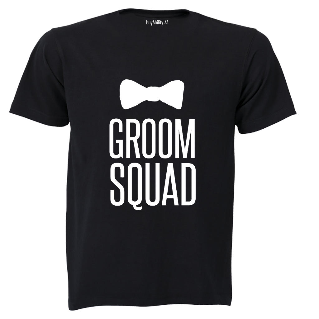 Groom Squad Bowtie - Adults - T-Shirt