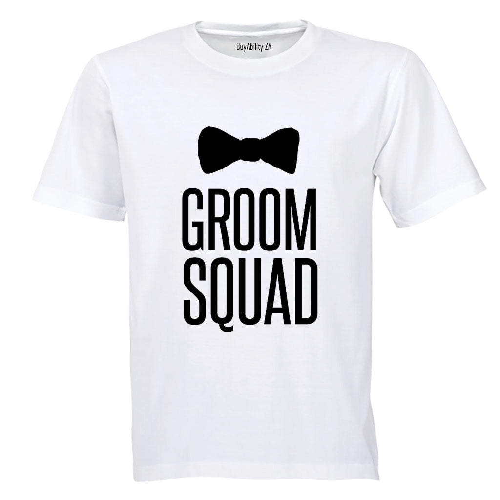 Groom Squad Bowtie - Adults - T-Shirt