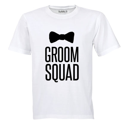 Groom Squad Bowtie - Adults - T-Shirt