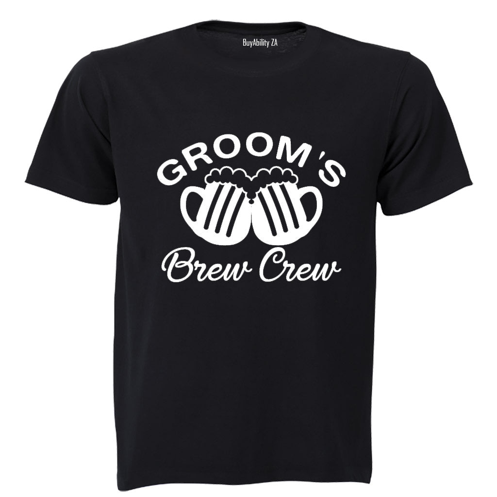 Groom's Brew Crew - Adults - T-Shirt