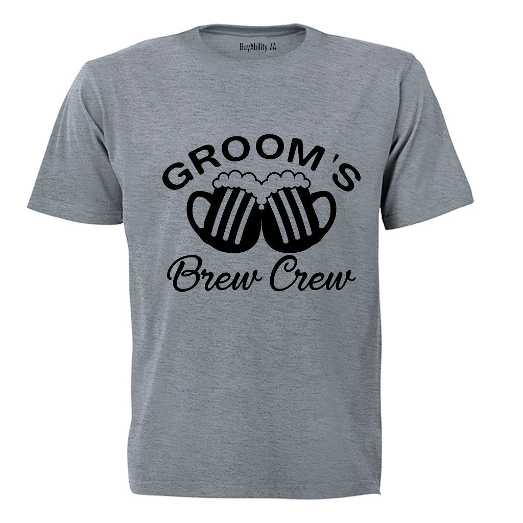 Groom's Brew Crew - Adults - T-Shirt