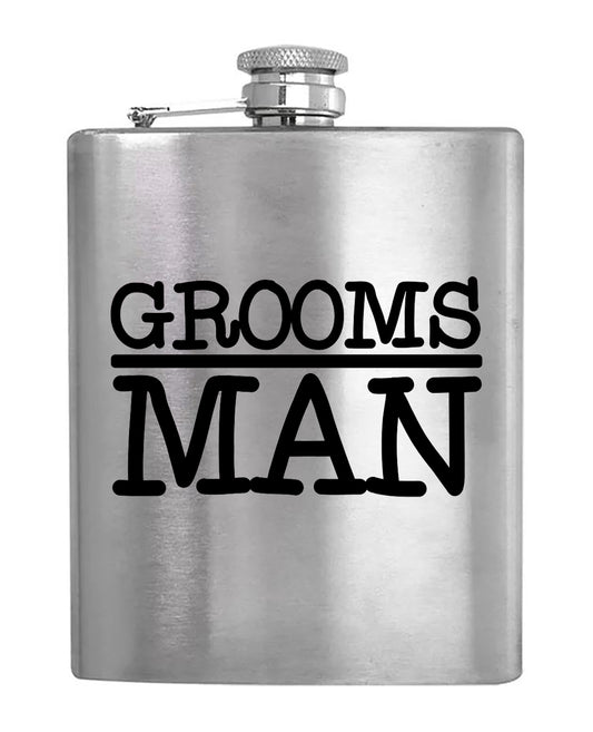 Grooms Man - Hip Flask