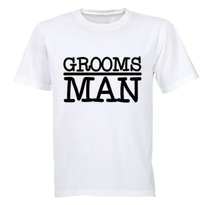 Grooms Man - Adults - T-Shirt - BuyAbility South Africa