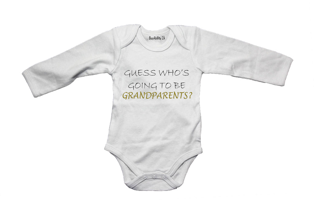 Guess Who's Going to be Grandparents? - Baby Grow