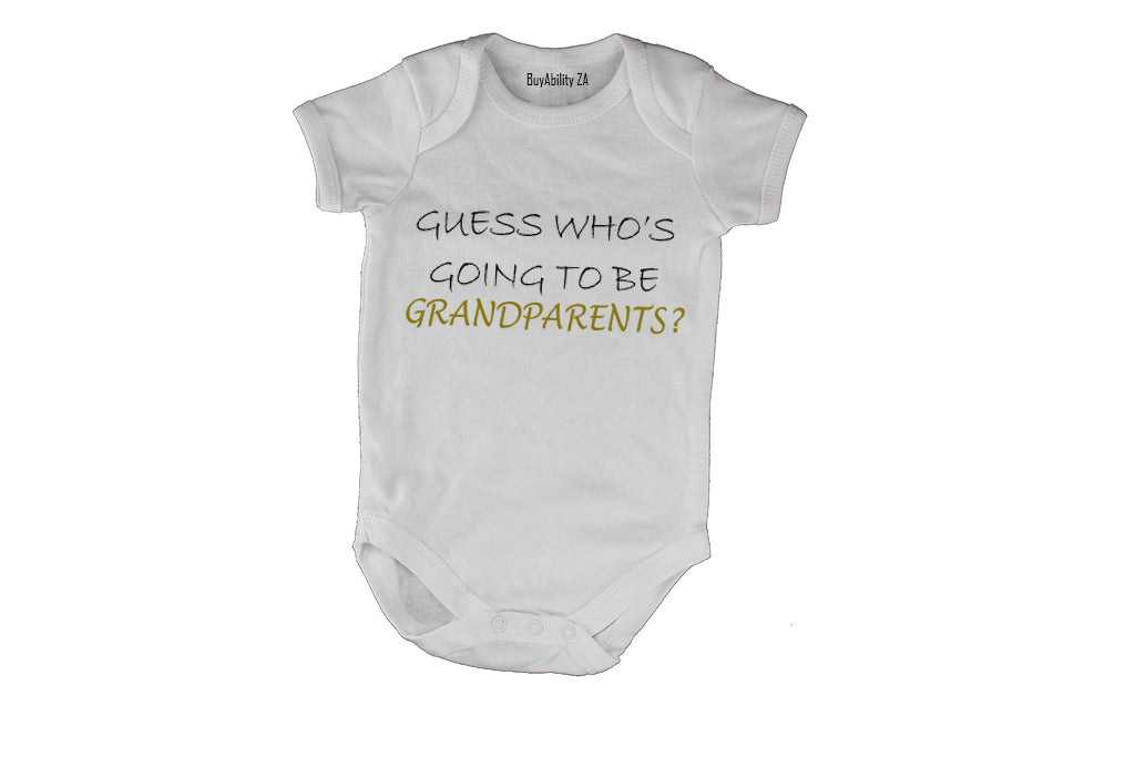 Guess Who's Going to be Grandparents? - Baby Grow