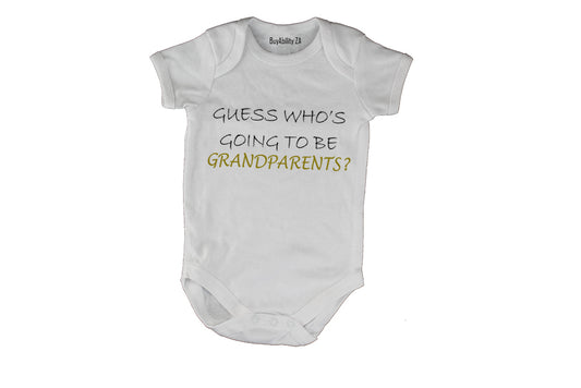 Guess Who's Going to be Grandparents? - Baby Grow