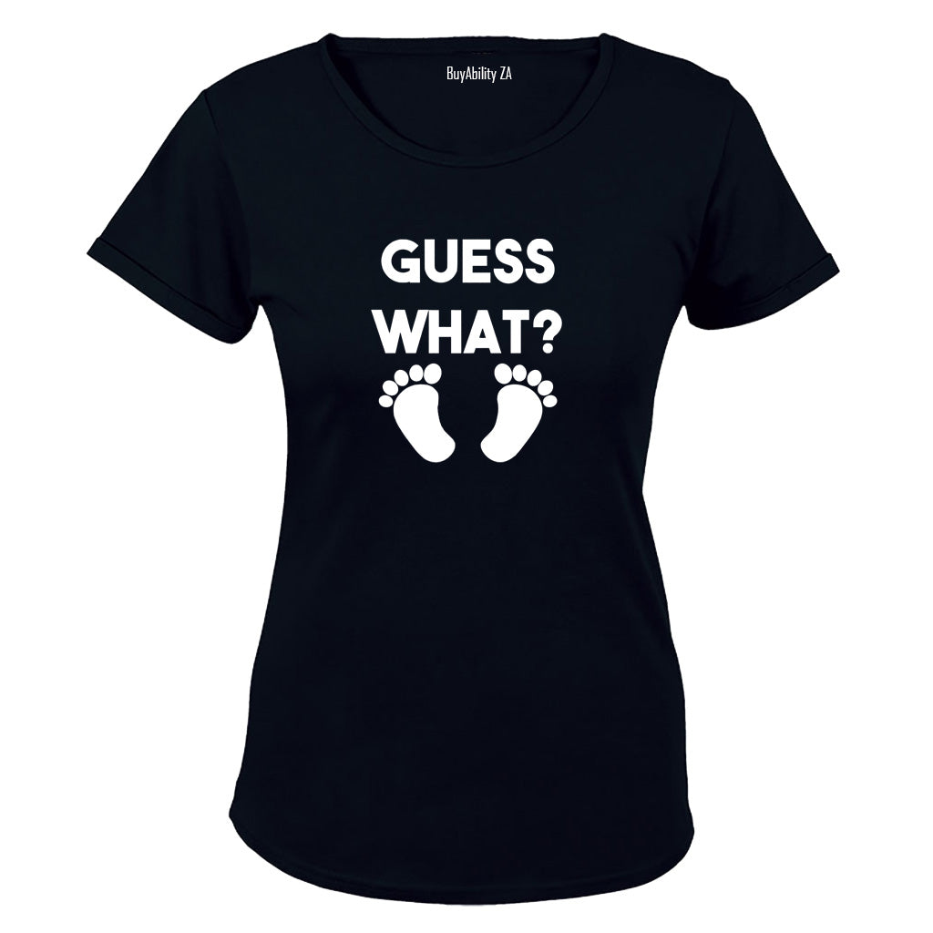 Guess What - Pregnant - Ladies - T-Shirt - BuyAbility South Africa