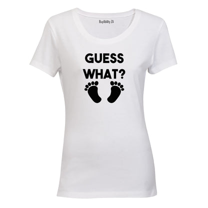 Guess What - Pregnant - Ladies - T-Shirt - BuyAbility South Africa