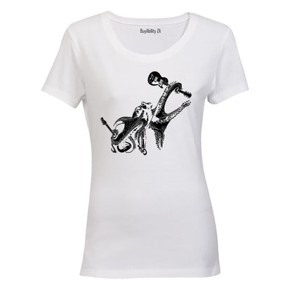 Guitar Octopus - Ladies - T-Shirt