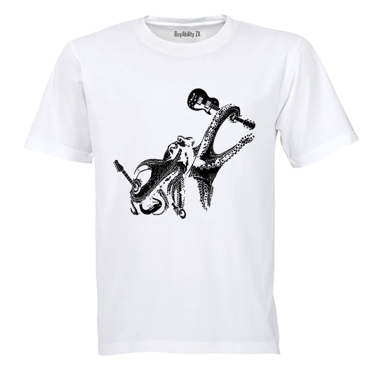 Guitar Octopus - Adults - T-Shirt
