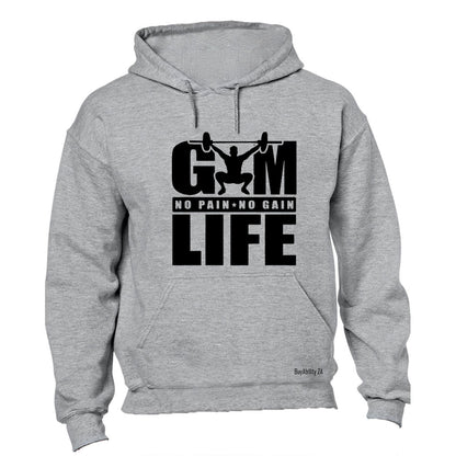 Gym Life - No Pain No Gain - Hoodie