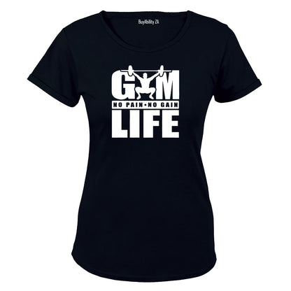 Gym Life - No Pain No Gain - Ladies - T-Shirt