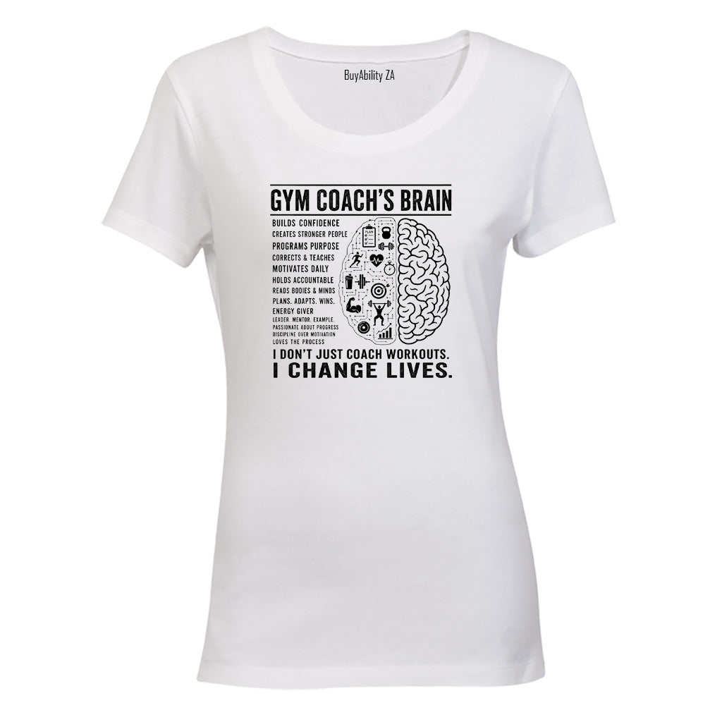 Gym Coach Brain - Ladies - T-Shirt