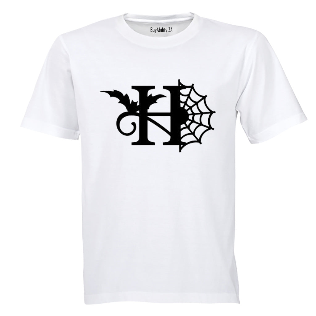 H - Halloween Spiderweb - Kids T-Shirt