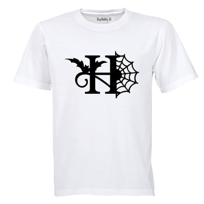 H - Halloween Spiderweb - Kids T-Shirt