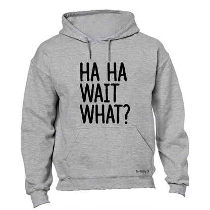 Ha Ha, Wait What? - Hoodie