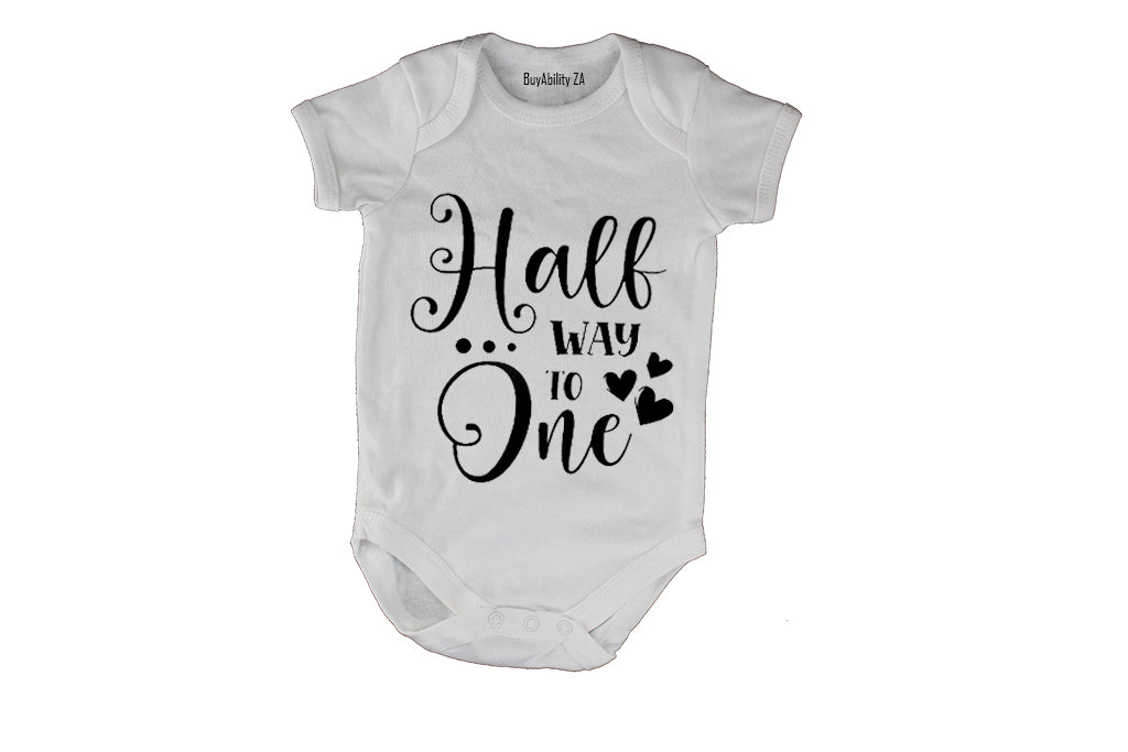 Half Way To ONE - Baby Grow