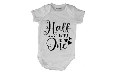 Half Way To ONE - Baby Grow