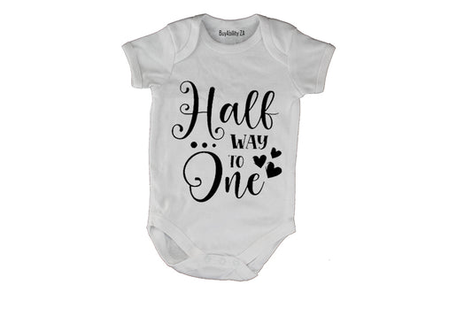 Half Way To ONE - Baby Grow