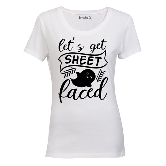 Halloween Sheet - Ladies - T-Shirt