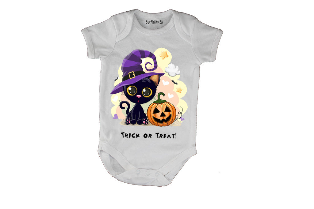 Halloween Kitten - Baby Grow