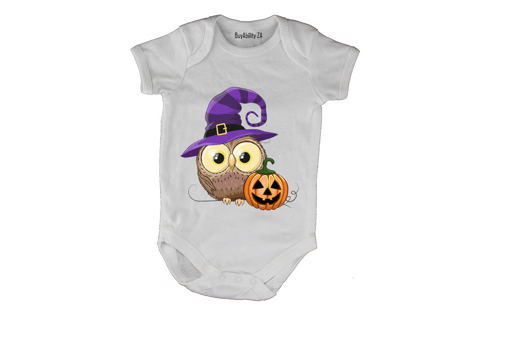 Halloween Owl - Baby Grow