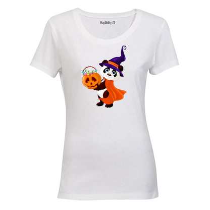 Halloween Panda - Ladies - T-Shirt