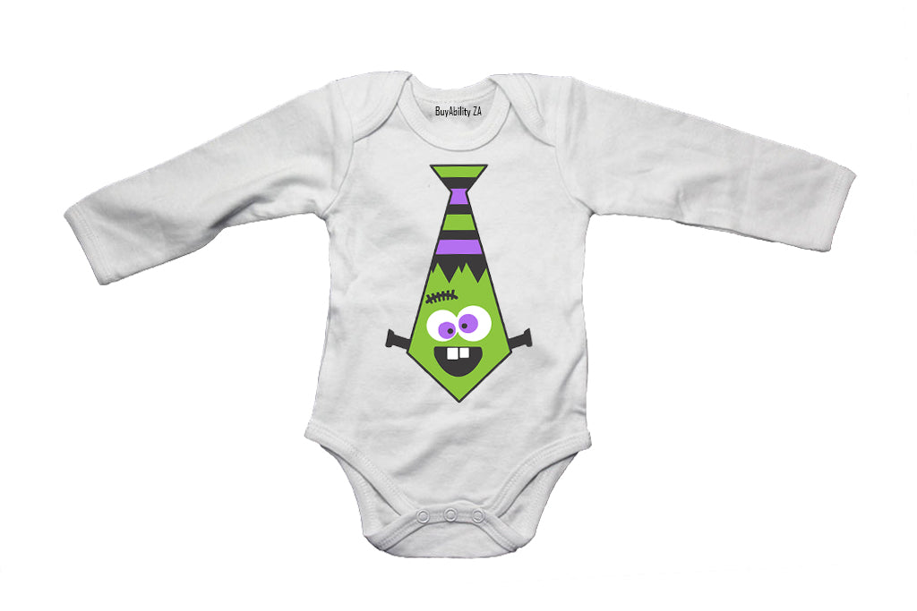 Halloween Tie - Baby Grow