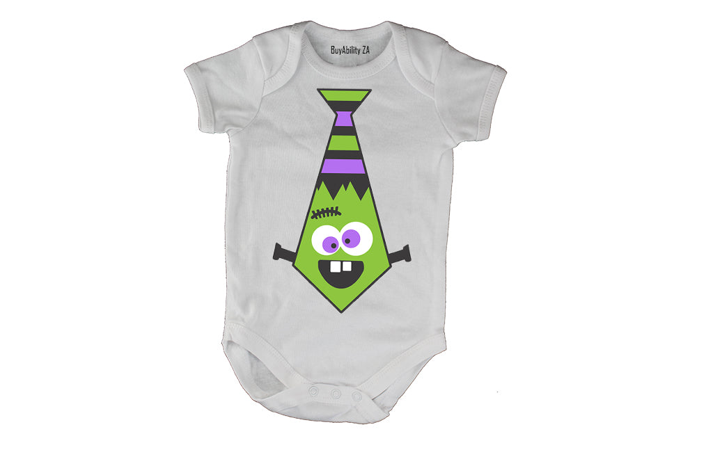 Halloween Tie - Baby Grow