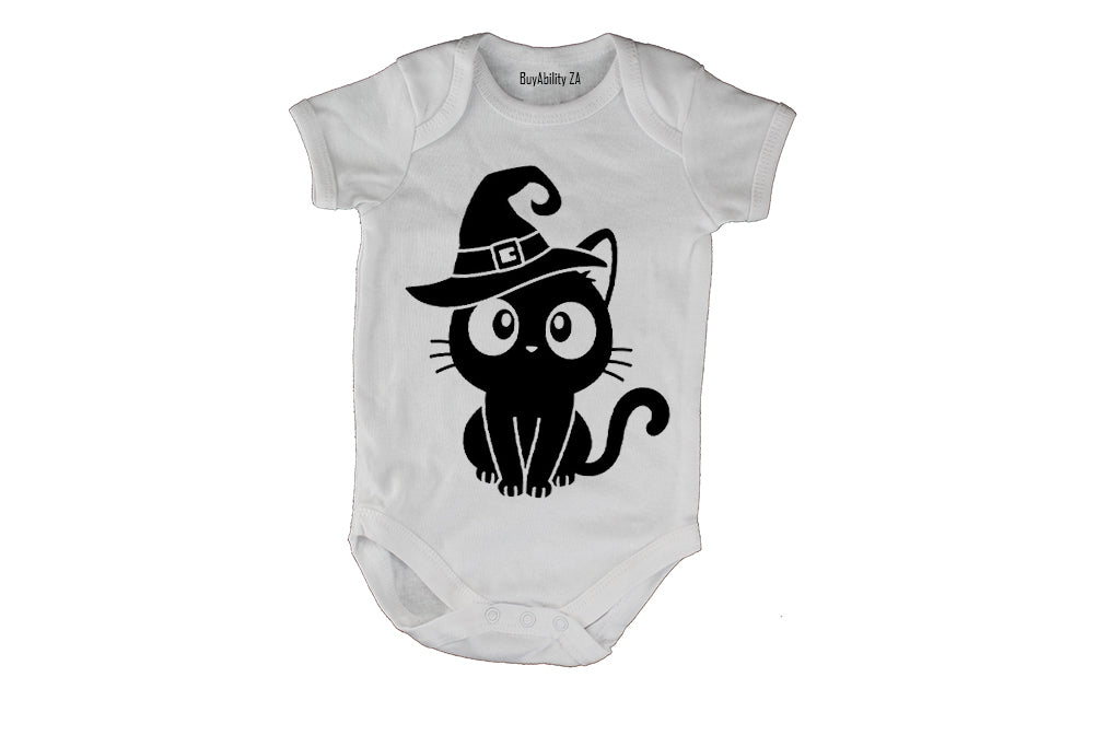 Halloween Kitten - Baby Grow