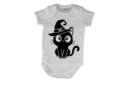 Halloween Kitten - Baby Grow