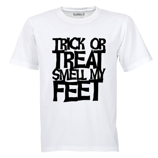 Trick Or Treat - Smell My Feet - Halloween - Kids T-Shirt - BuyAbility South Africa