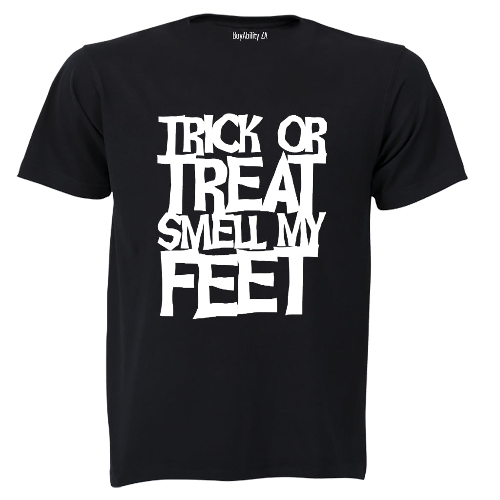 Trick Or Treat - Smell My Feet - Halloween - Kids T-Shirt - BuyAbility South Africa
