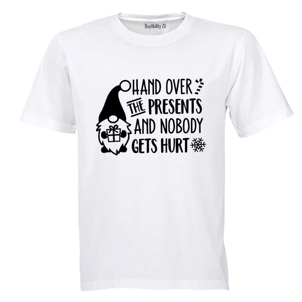 Hand Over The Presents - Christmas - Kids T-Shirt