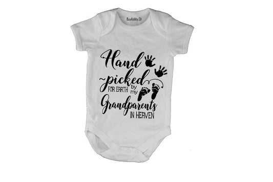 Hand Picked by my Grandparents - Baby Grow