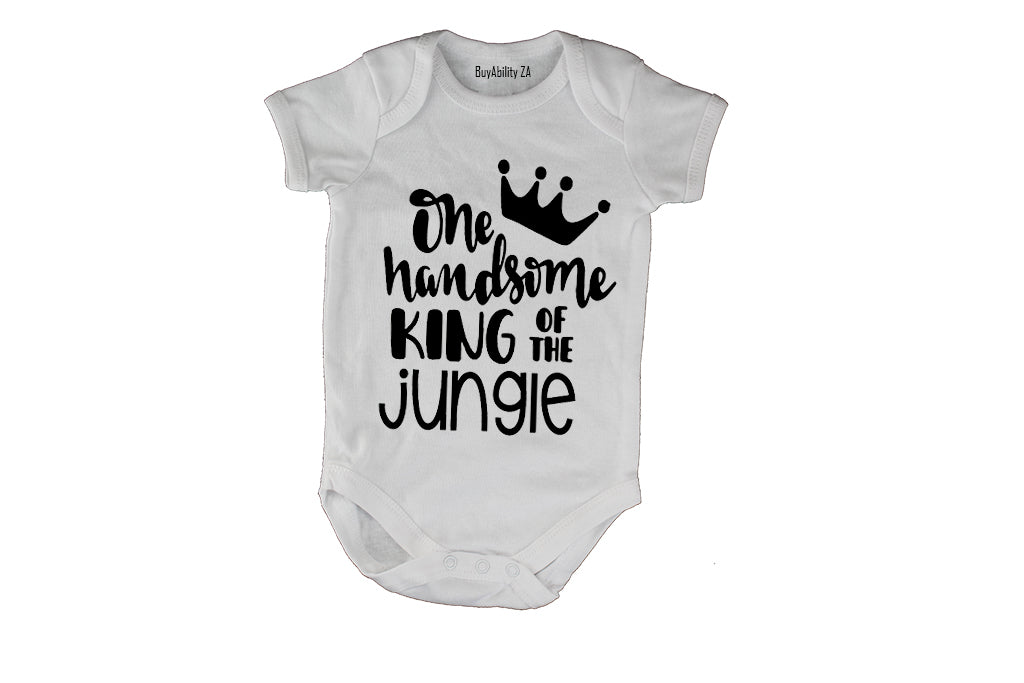 One Handsome King of the Jungle - Baby Grow