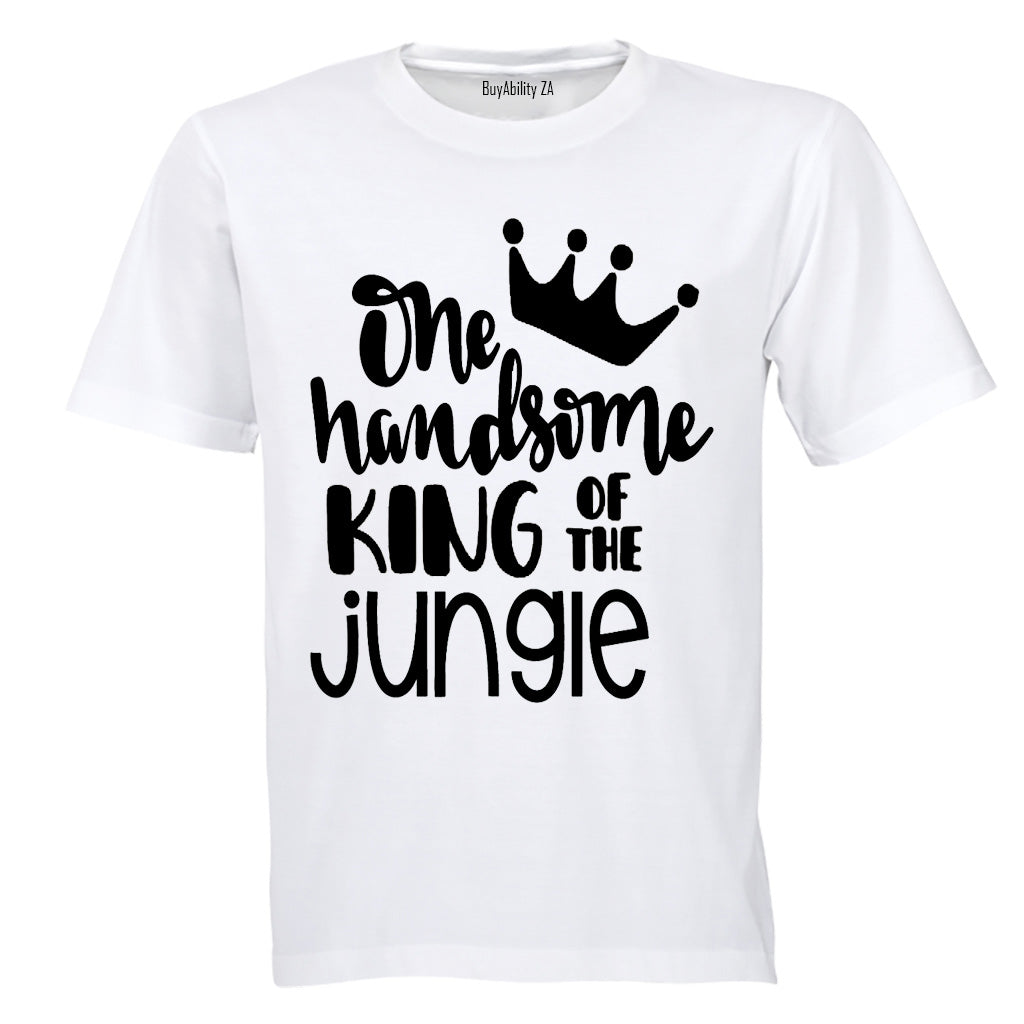 One Handsome King of the Jungle - Kids T-Shirt