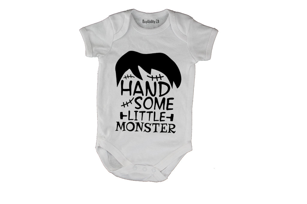 Handsome Little Monster - Halloween - Baby Grow