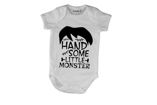 Handsome Little Monster - Halloween - Baby Grow